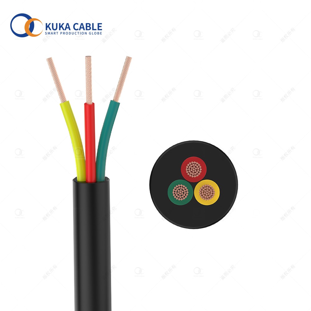 2 CORE ROUND WIRE TWIN FLEX 12V RED/BLACK ELECTRICAL AUTO CAR AUTOMOTIVE CABLE
