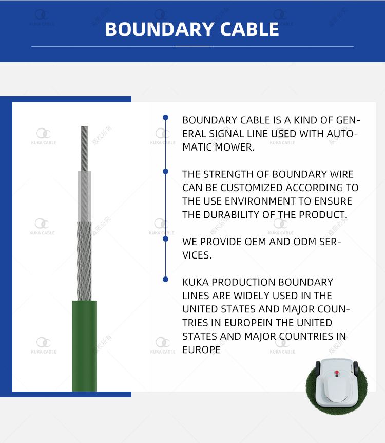 Customized Robotic Lawn Mower Cable Boundary Wire(图2)