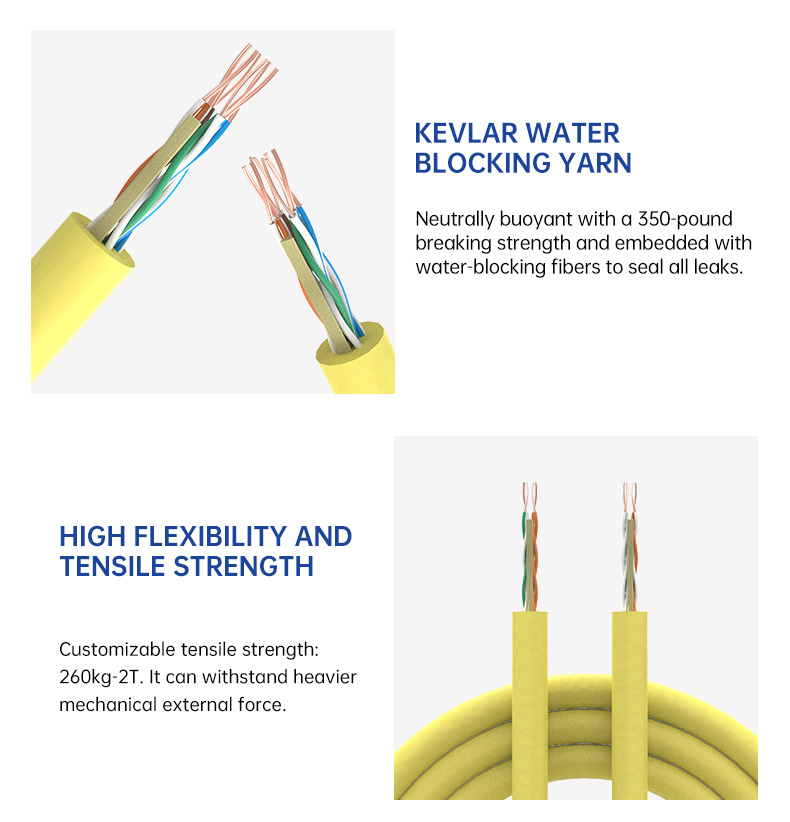 4-paariges Twisted-Pair-4 * 2 * 26AWG-Ethernet-Kommunikations-Floating-Kabel(图5)