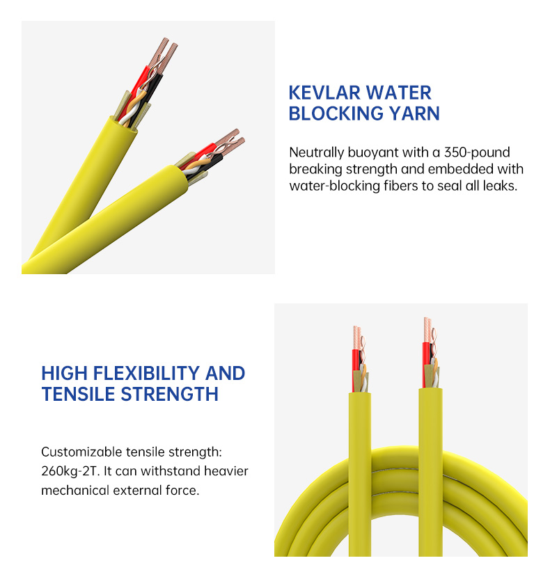 Hybrid Communication Cable 2X18AWG Power cable+1X(2X24AWG) Twisted Pairs(图5)