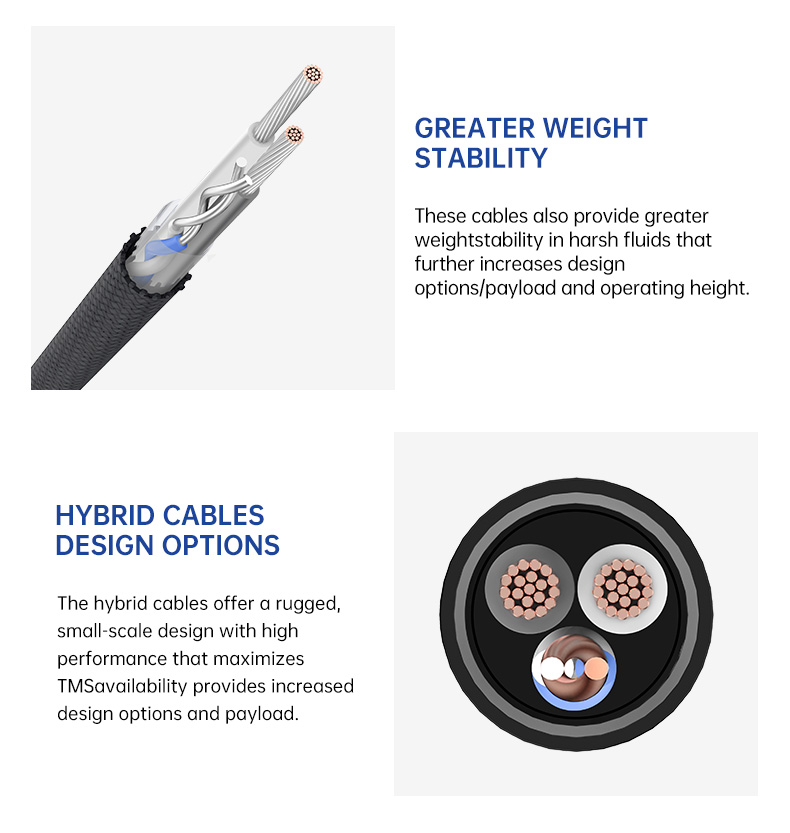 Customized Power Cable+Twisted Pair Hybrid Tethered Drone Cable(图7)