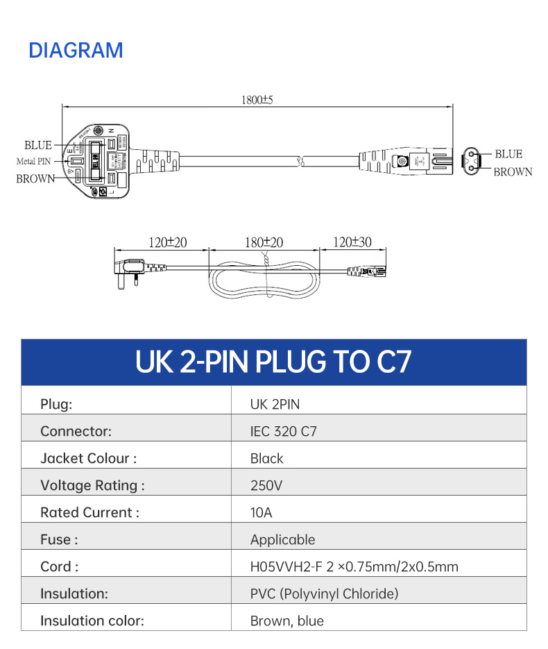 Extension Iec To BSI Power Cable Supply Socket(图4)