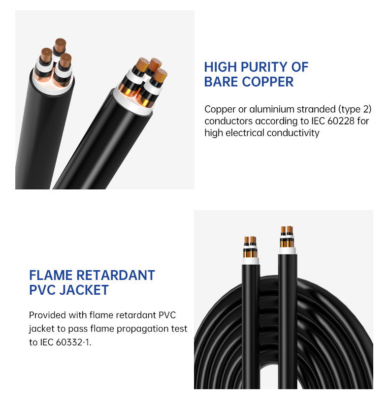 12/20 (24)kV  Three Core VDE 0276 N2XSEY Cables(图5)