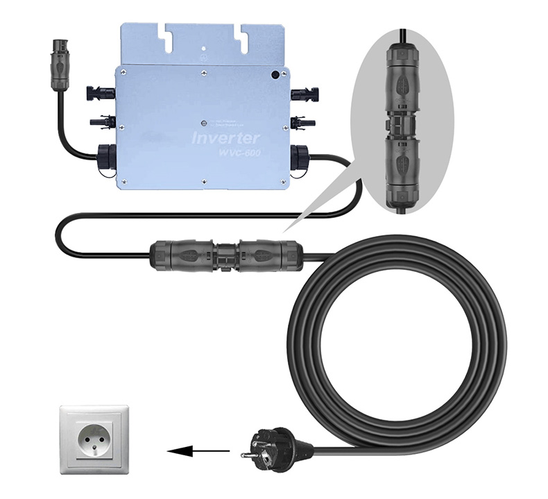 AC Connection Cable Betteri BC01 Famale to EU Schuko Plug(图7)