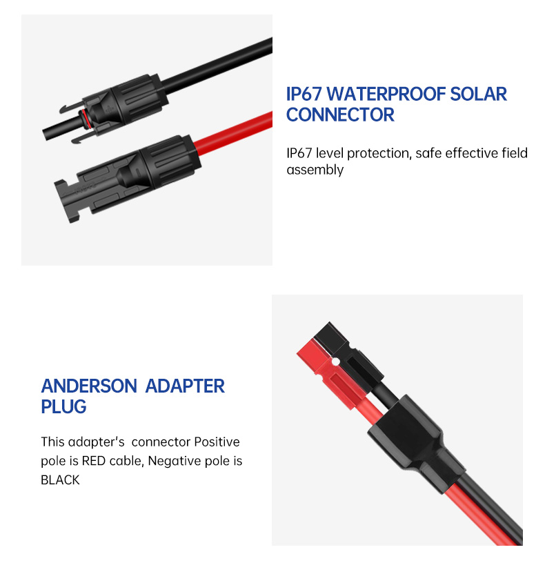 Solar MC4 To Anderson Power pole Connector (图4)